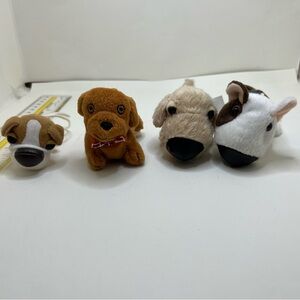 Plush mini dog lot with 2010 Burger King Marmaduke McDonalds the Dog Happy Meal